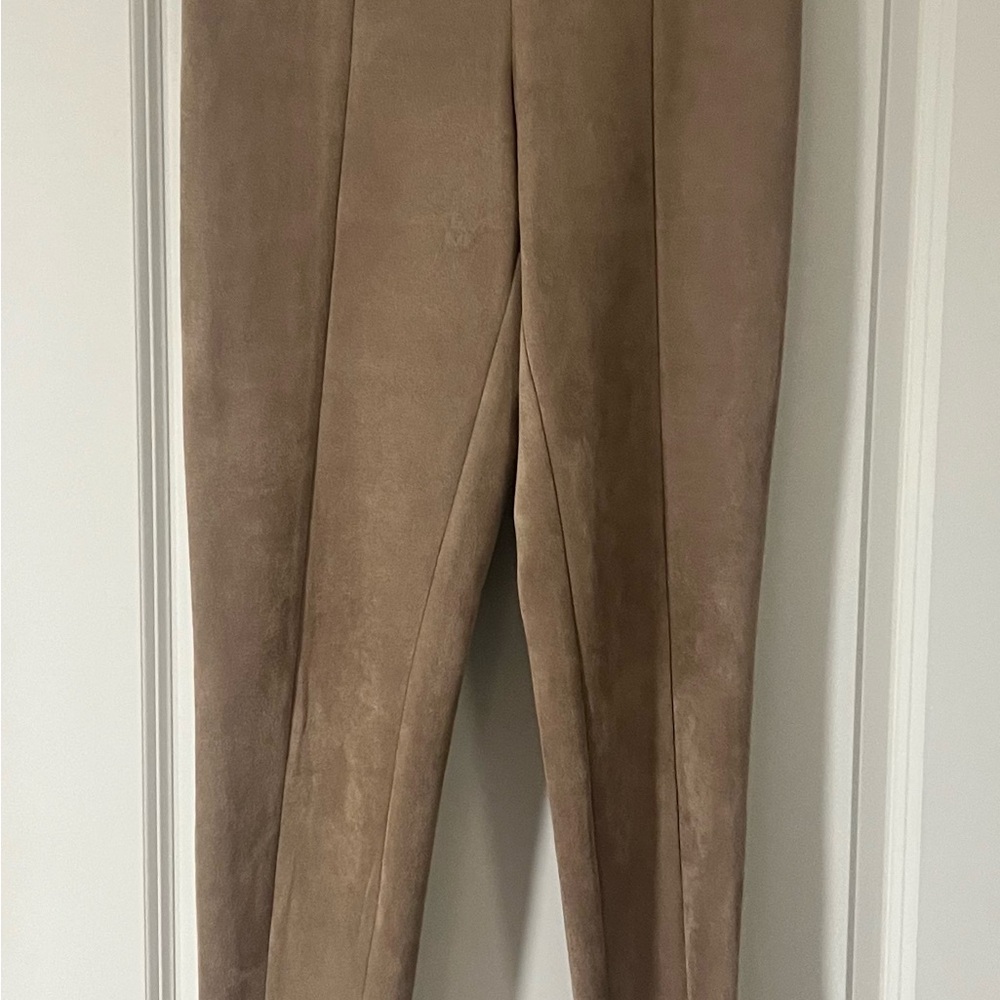 Chic Tan Suede Trousers